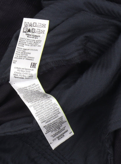 Marks and Spencer Men's Black Corduroy Trousers