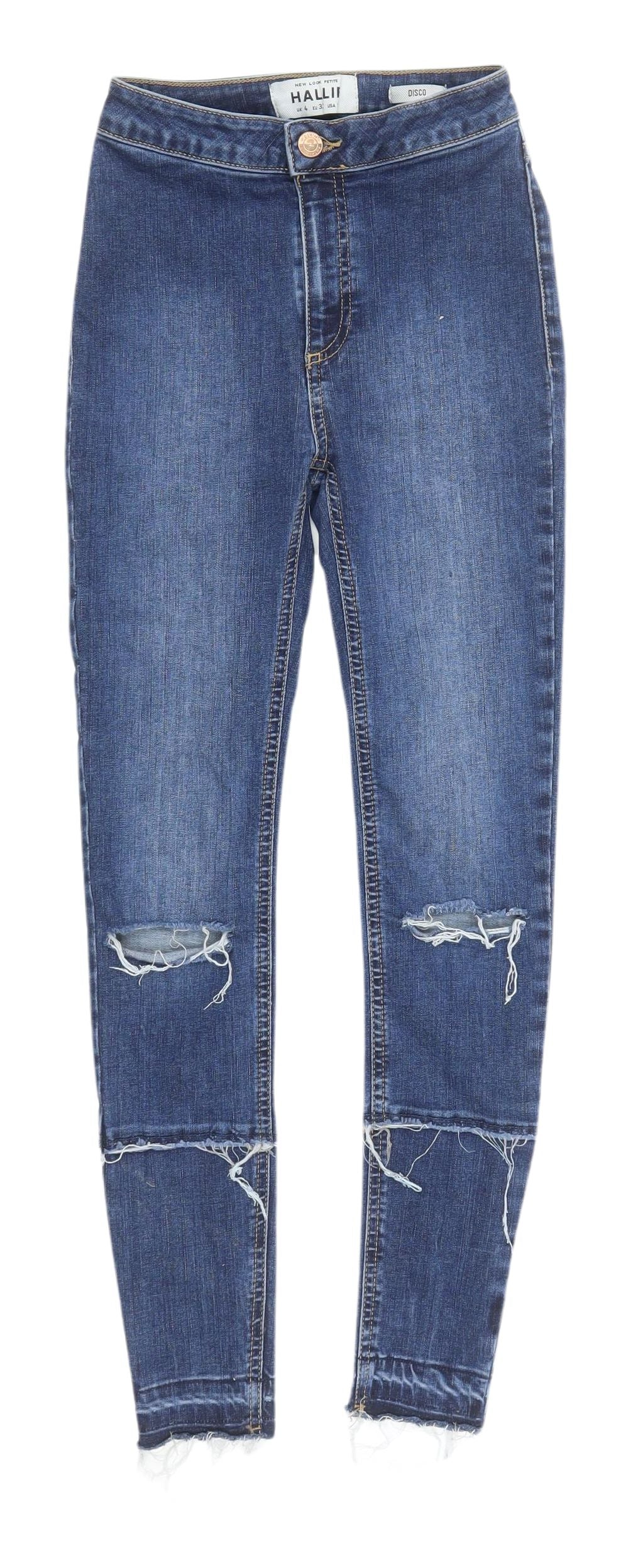 New Look Women's Blue Skinny Jeans Size 4