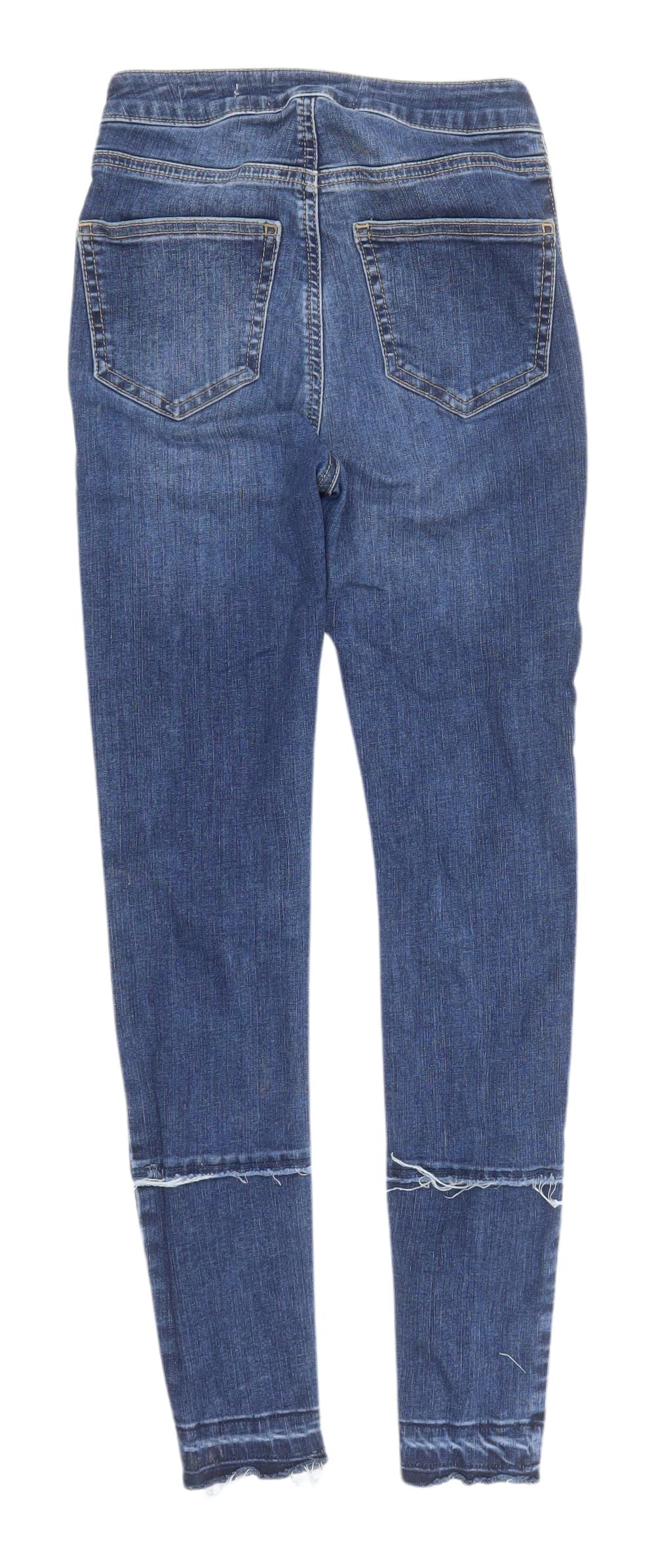 New Look Women's Blue Skinny Jeans Size 4