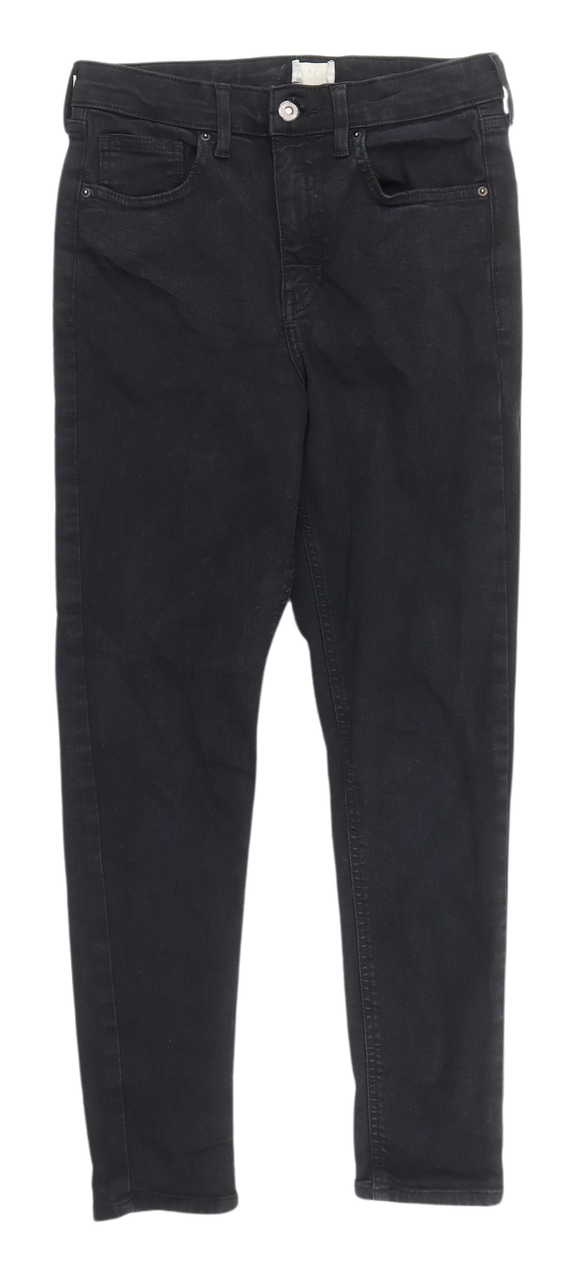 Topshop Women’s Black Skinny Jeans, Size 6, Slim Fit