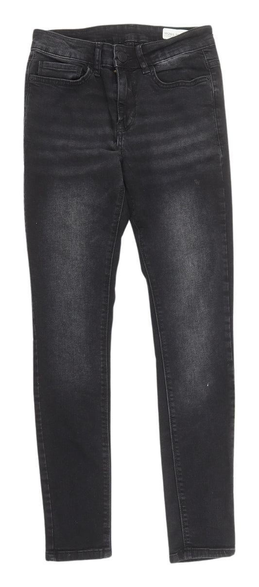 Denim Co. Men's Black Skinny Jeans - W28 L30 Stretch Denim