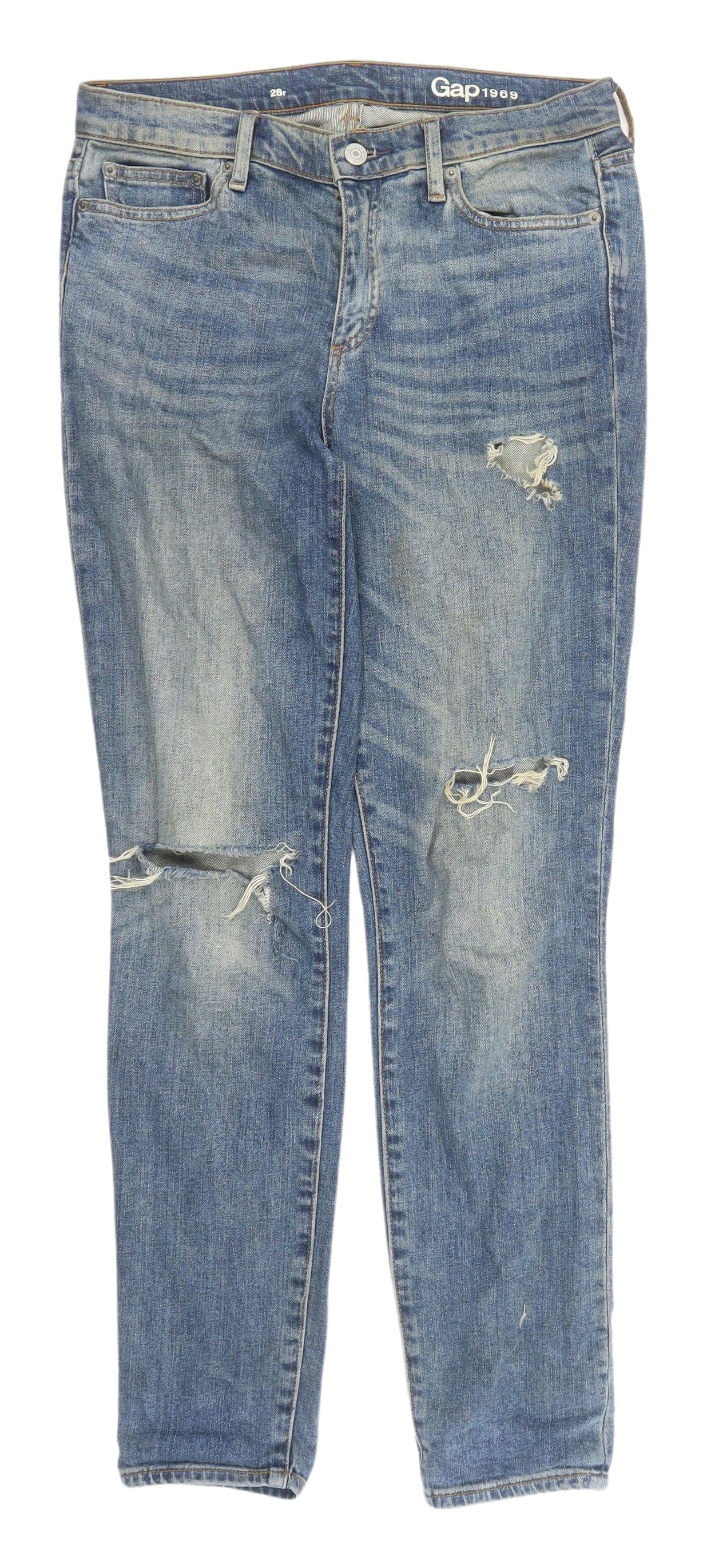 Gap Women's Blue Straight Jeans Size 28