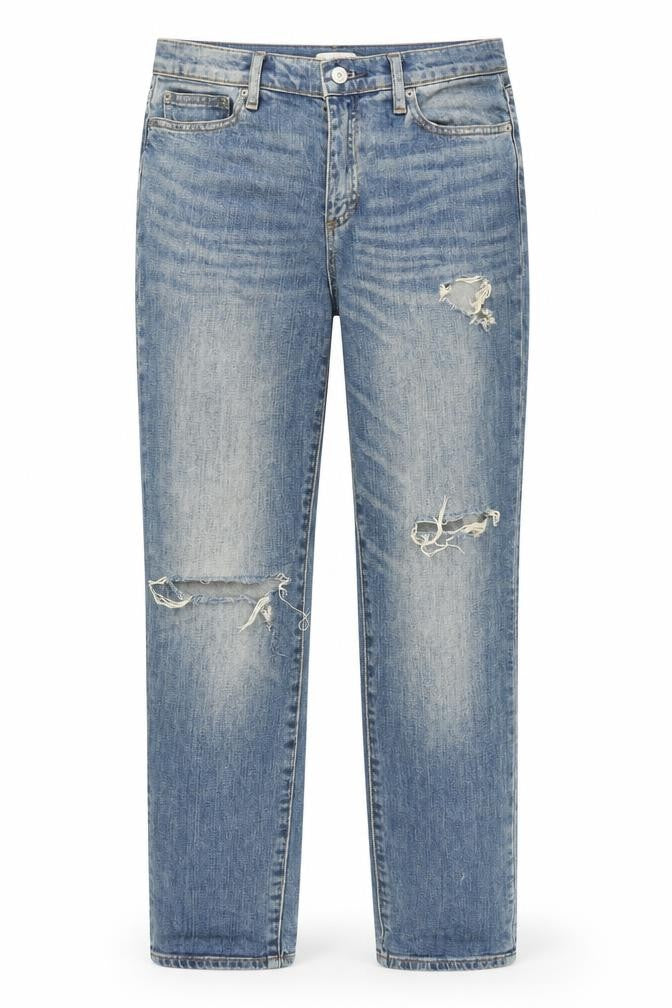 Womens UK Size 28 Gap Regular Fit Straight Blue Jeans