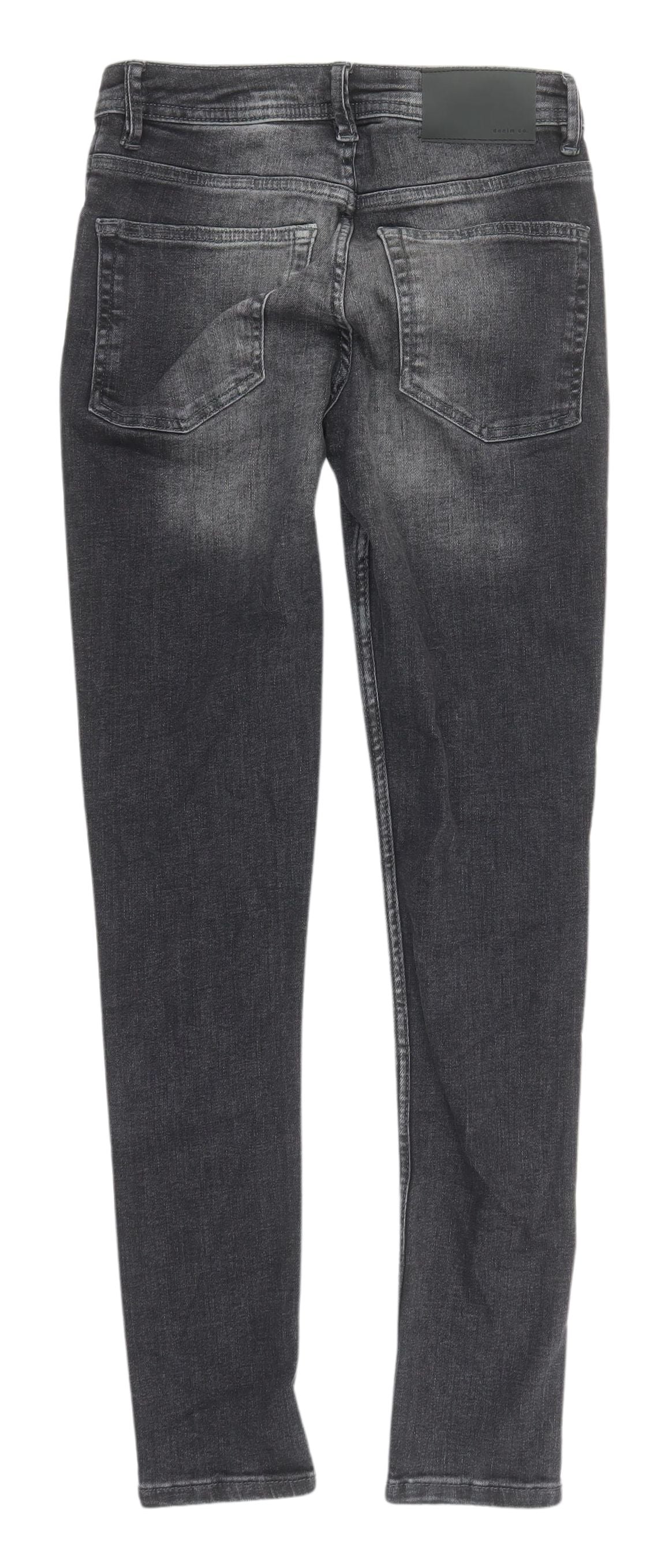 Denim Co. Men's Skinny Grey Denim Jeans W30 L32