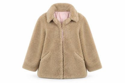 Womens UK Size 14 Topshop Beige Puffer Jacket