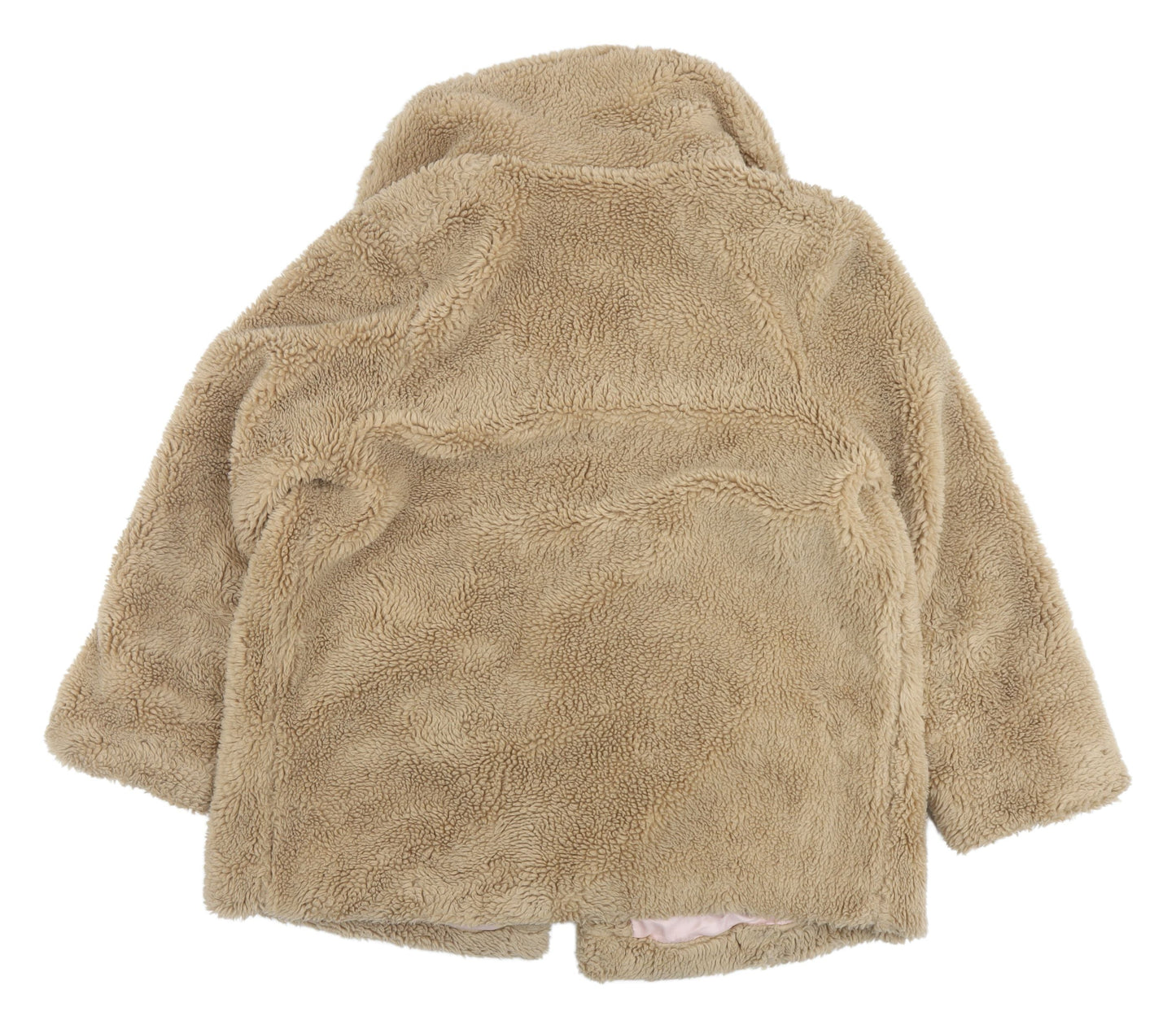 Womens UK Size 14 Topshop Beige Puffer Jacket