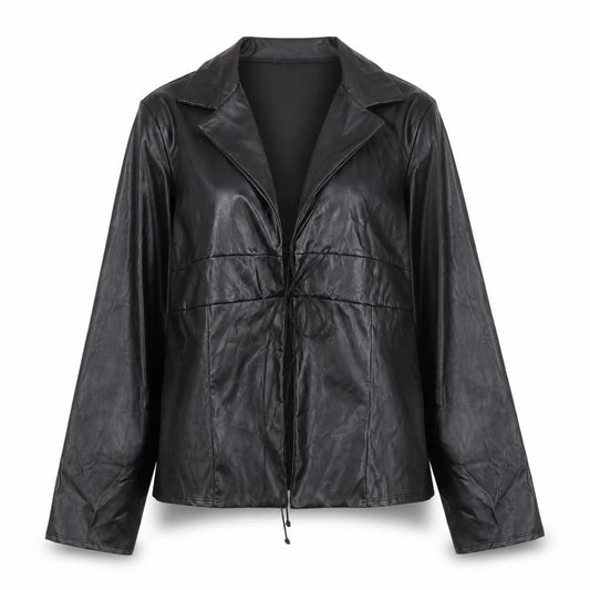 Womens UK Size 12 PRETTYLITTLETHING Black Basic Jacket