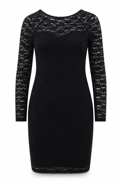 H&M Women's Black M Bodycon Lace Dress