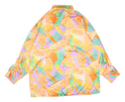 Womens UK Size 12 PRETTYLITTLETHING Multicoloured Kimono Blouse