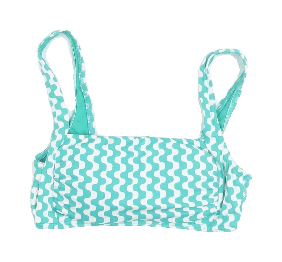 Marks and Spencer Women's Green Geometric Bralette Top