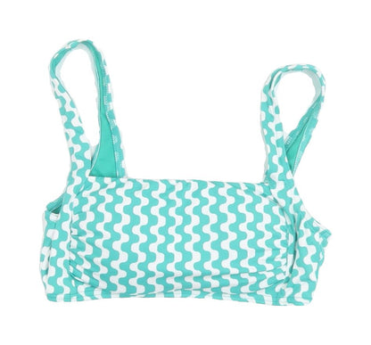 Marks and Spencer Women's Green Geometric Bralette Top