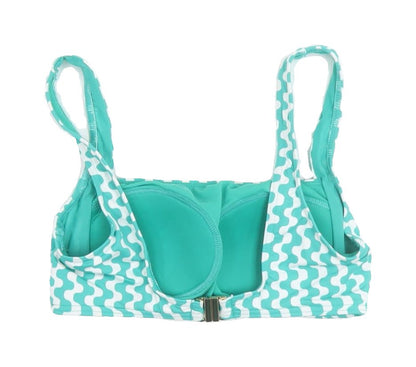Marks and Spencer Women's Green Geometric Bralette Top