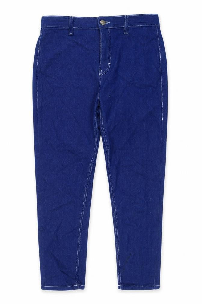 Womens UK Size M Topshop Regular Fit Straight Blue Jeans