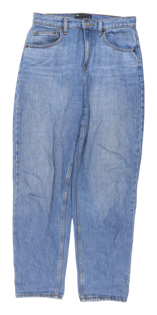 Womens UK Size S ASOS Design Regular Fit Straight Blue Jeans