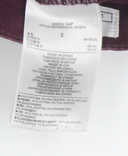 Gap Women's Purple Skinny Jeans Size 6