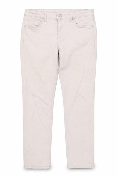 Womens UK Size 10 Gap Regular Fit Straight Beige Jeans