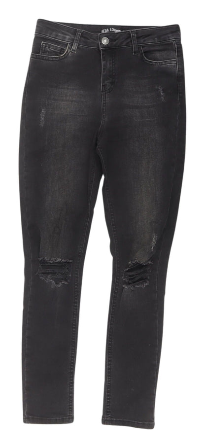 Womens UK Size 26 Hera London Slim Fit Skinny Black Jeans
