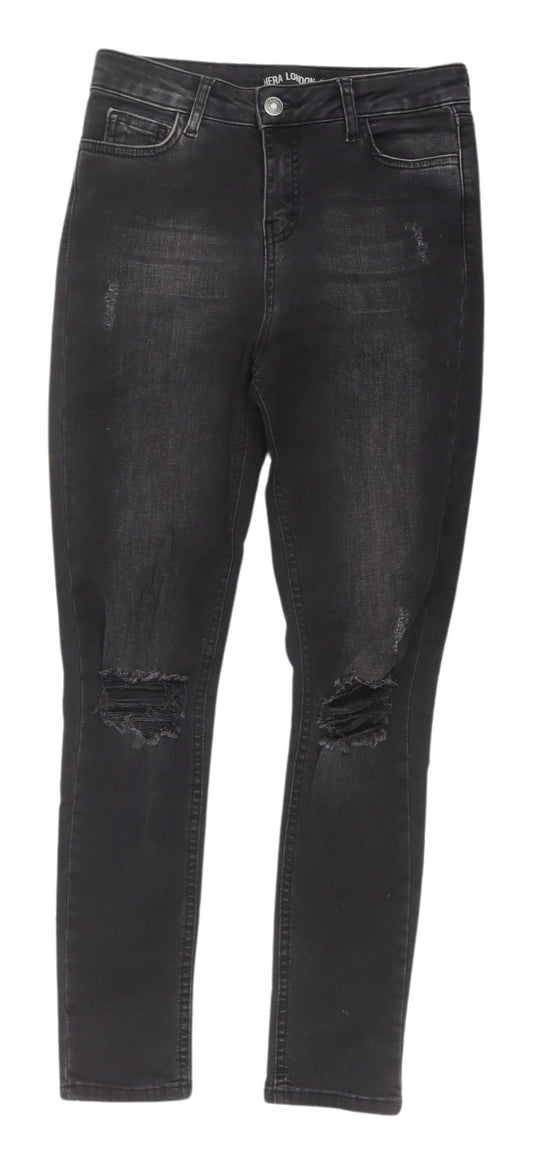 Womens UK Size 26 Hera London Slim Fit Skinny Black Jeans