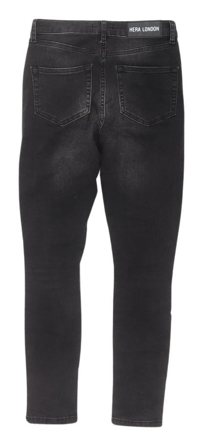 Womens UK Size 26 Hera London Slim Fit Skinny Black Jeans