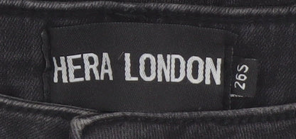Womens UK Size 26 Hera London Slim Fit Skinny Black Jeans