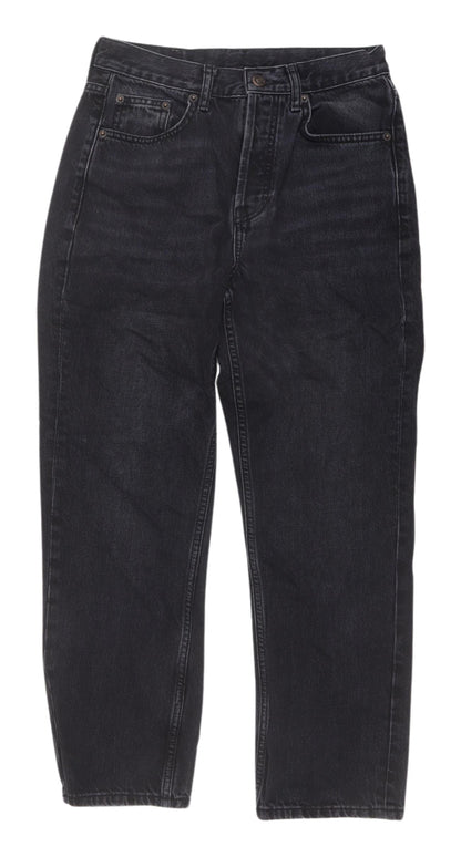 Topshop Women's Black Straight Jeans Size 6