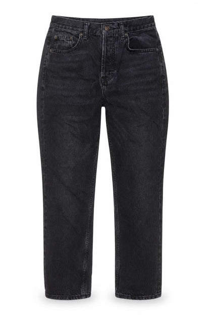 Womens UK Size 6 Topshop  Straight Black Jeans