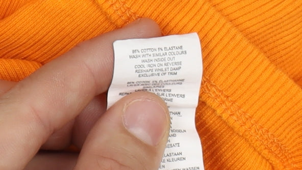 Boohoo Women's Orange Cropped T-Shirt - Size 10