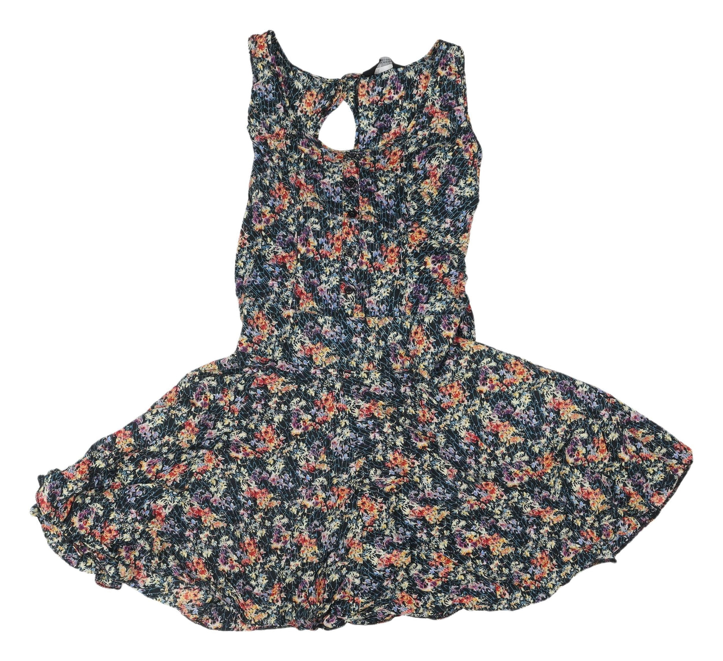 Dorothy Perkins Floral Fit & Flare Dress - Multicoloured 10