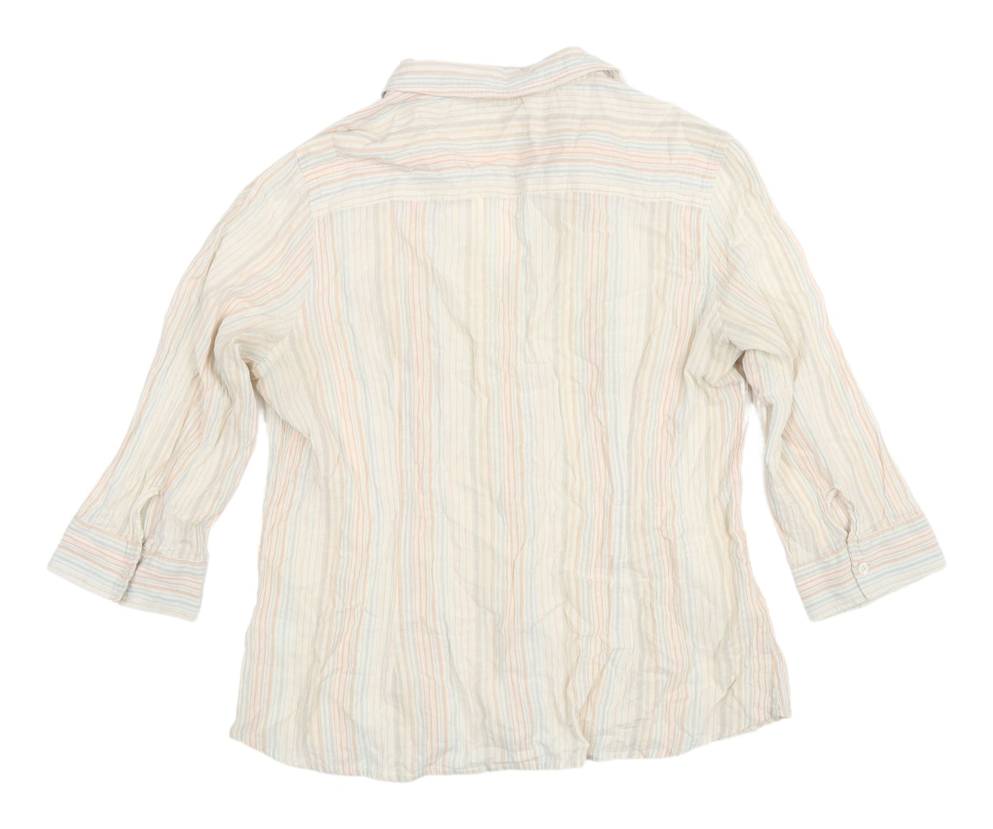 Womens UK Size 20 Marks and Spencer Multicoloured Basic Button-Up