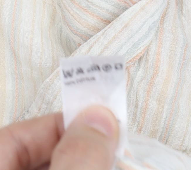Womens UK Size 20 Marks and Spencer Multicoloured Basic Button-Up