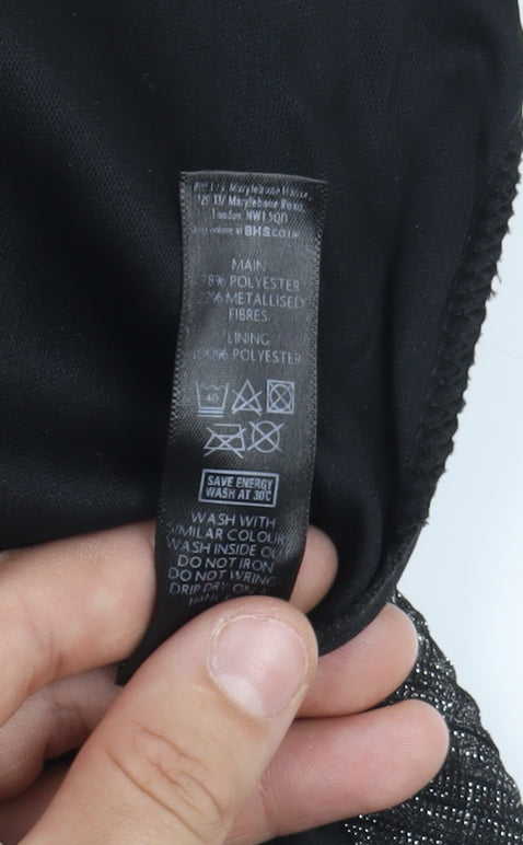 Womens UK Size 18 BHS Black  Blouse
