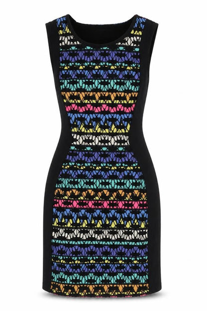Yumi Women’s Multicoloured Geometric Dress UK 10