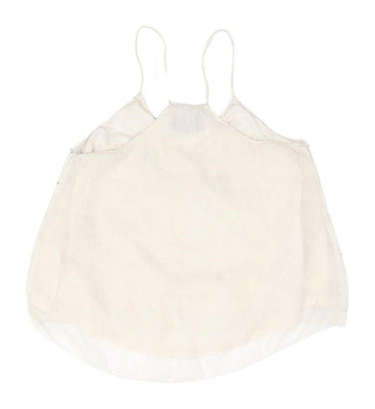 Womens UK Size 4 H&M Ivory Camisole Tank