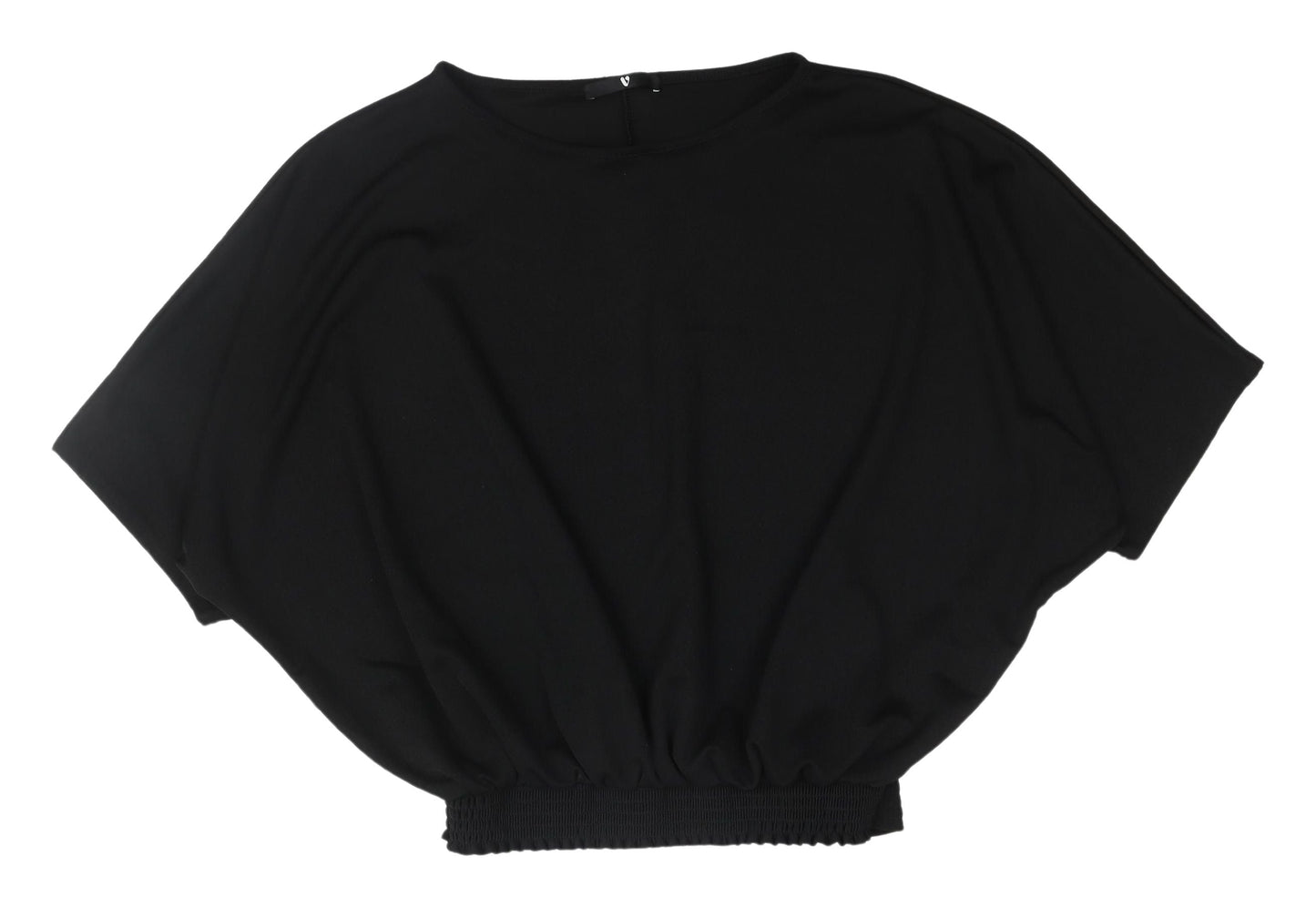 Womens UK Size 18 Very Black Basic Blouse