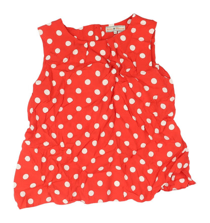 Womens UK Size 18 Dorothy Perkins Red Basic Blouse