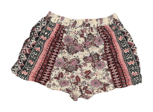 New Look Women's Multicoloured Festival Shorts, Size 10