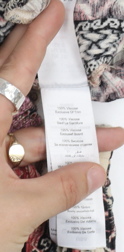 New Look Women's Multicoloured Festival Shorts, Size 10