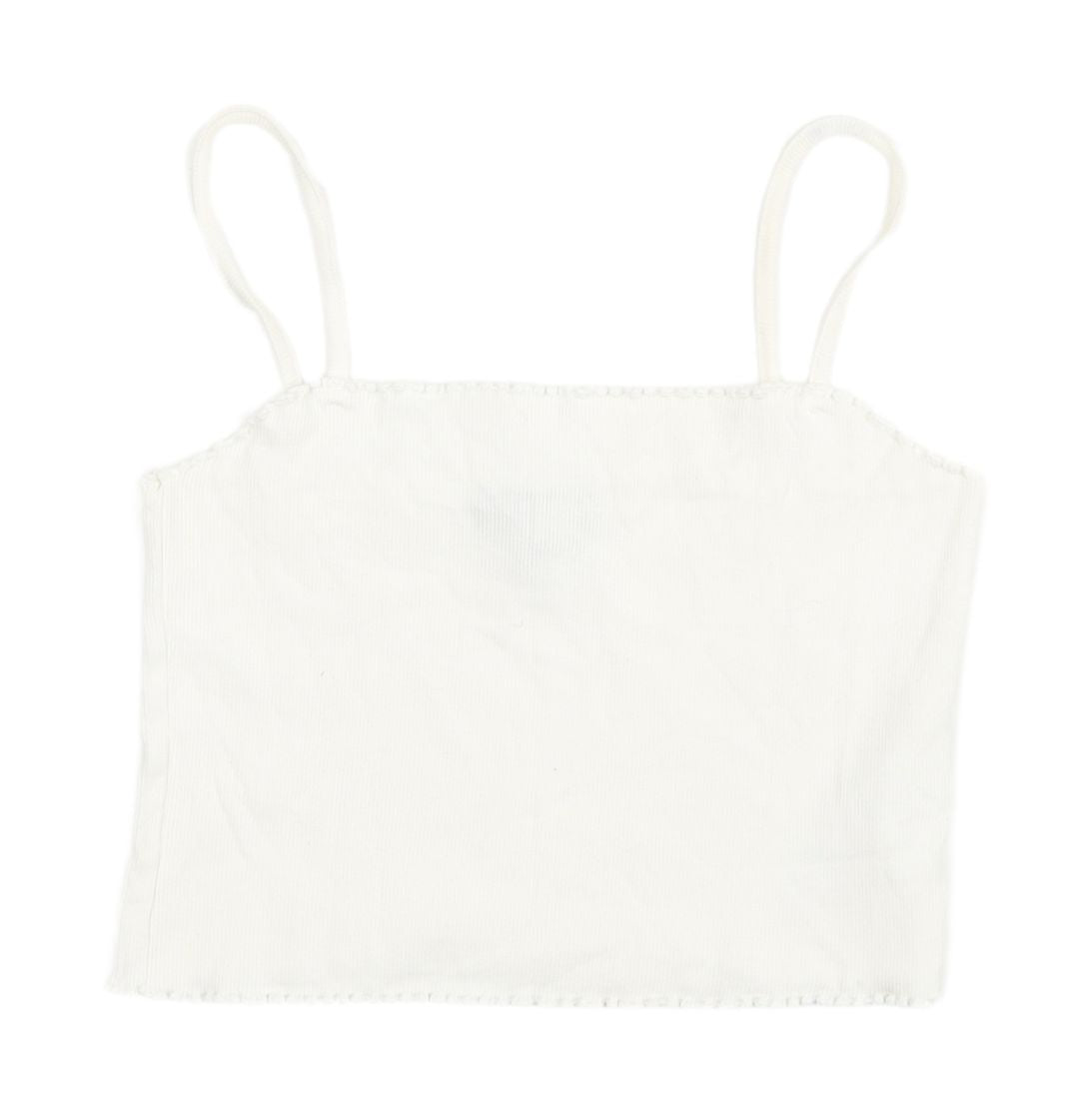 Womens UK Size 12 Topshop White Camisole Tank