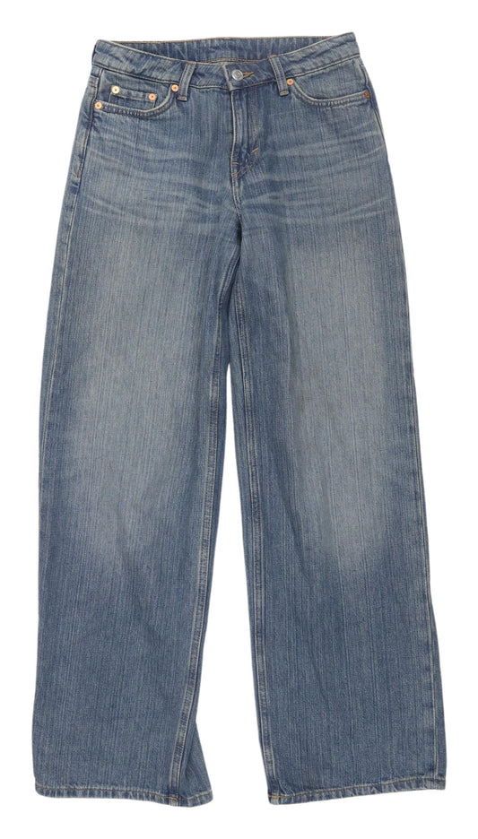 Weekday Men's Blue Straight Jeans Size 24