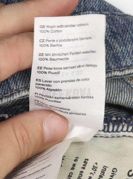 Weekday Men's Blue Straight Jeans Size 24