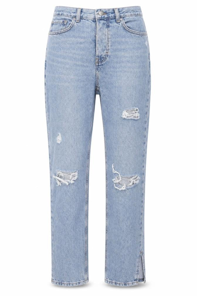 Womens UK Size 8 Primark Relaxed Fit Mom Blue Jeans