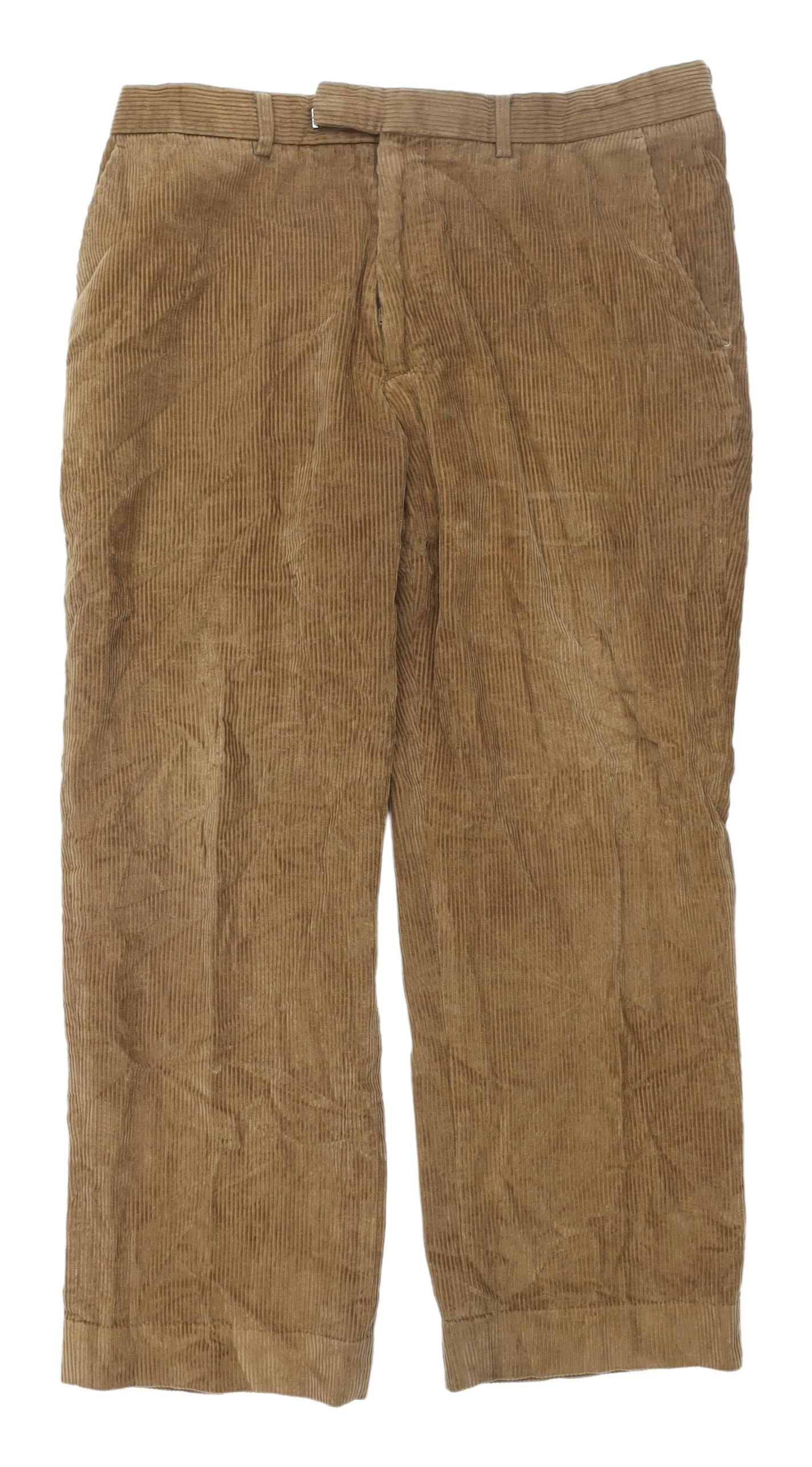 Greenwoods Men's Corduroy Trousers, L, Brown