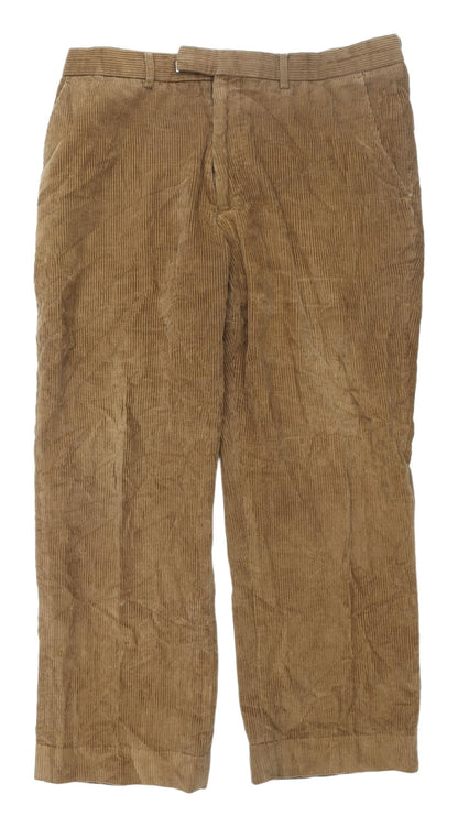 Greenwoods Men's Corduroy Trousers, L, Brown