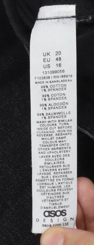 ASOS Women's Black Maternity Jeans Size 20