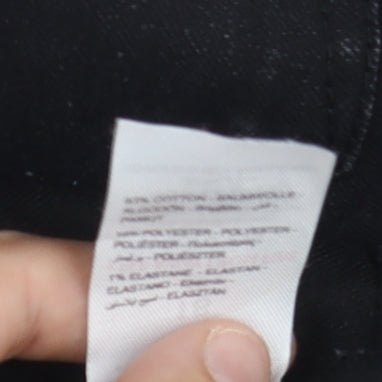 Peacocks Women's Black Denim Chino Shorts Size 18