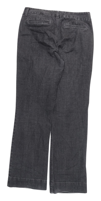 Womens UK Size 12 Gloria Vanderbilt Regular Fit Straight Grey Jeans