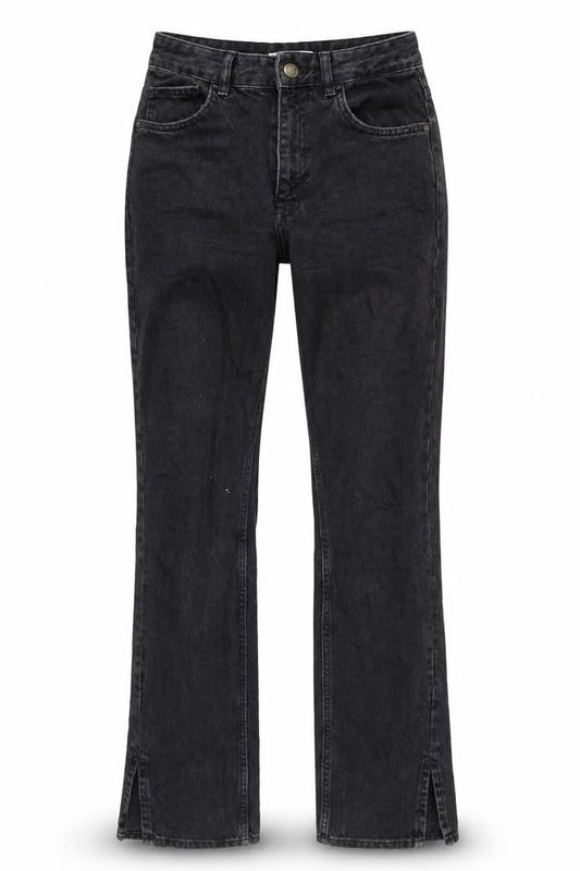 Womens UK Size 8 Pull&Bear Regular Fit Straight Black Jeans