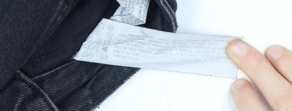 Pull&Bear Women’s Black Straight Jeans Size 8 Regular Mid Rise