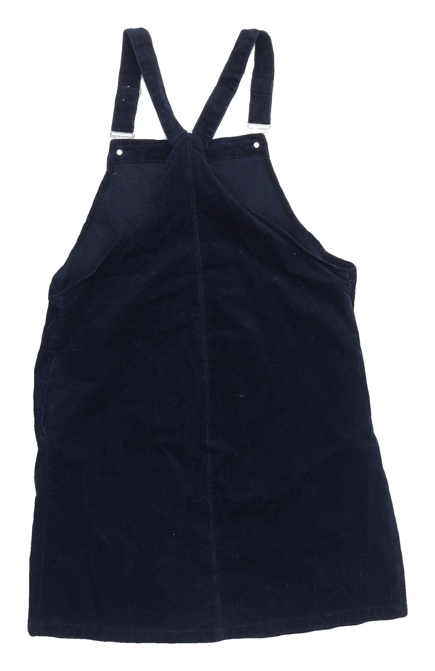 TU Women's Blue Corduroy Pinafore Dress Size 12