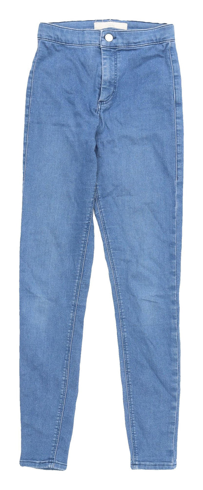 Topshop Women's Blue Skinny Jeans Size 8